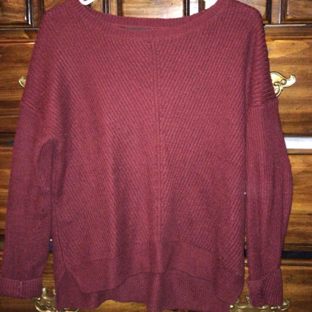 Maroon target sweater great for layering